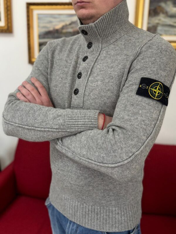 Pile Stone Island Garment Grigio